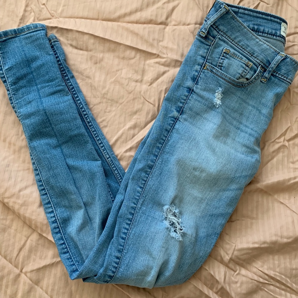 Hollister tipped skinny jeans
